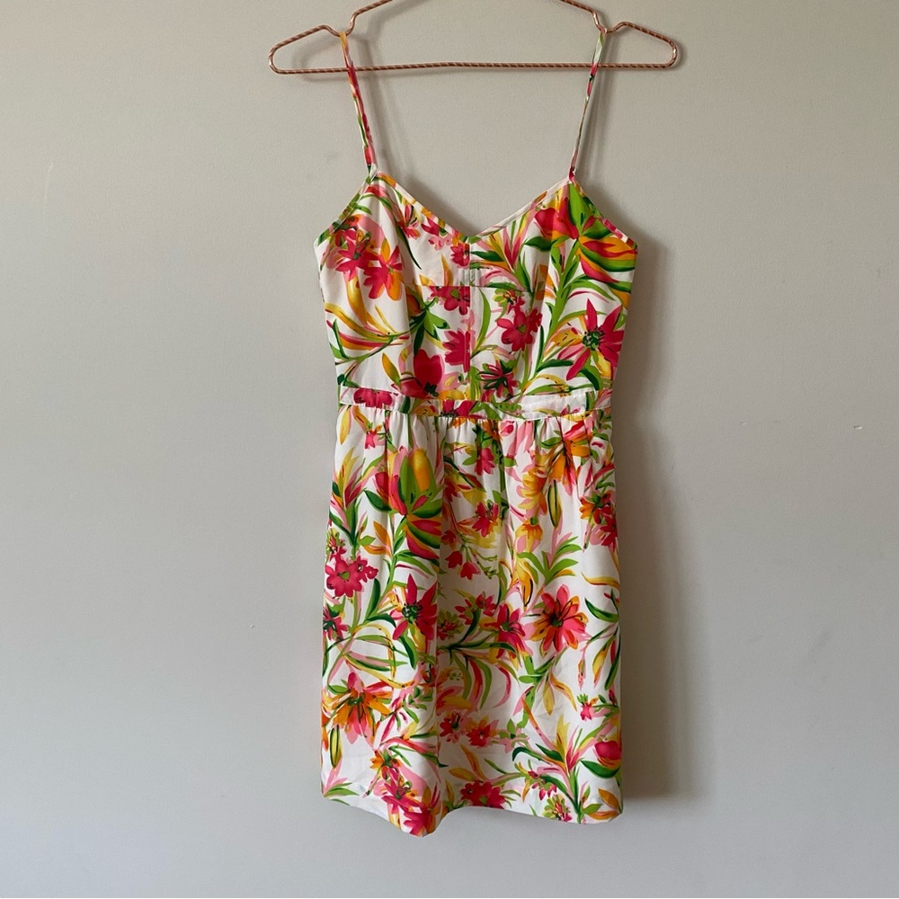 J.Crew Factory floral mini dress size 2